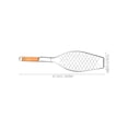 thumbnail image 2 of Raindrops Small Fish Grill Basket 1 Pack with Nonstick and Anti- Handle for Easy Barbecue Cooking, 2 of 8