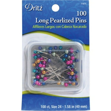 Dritz 100 Count Extra Long Pearlized Pins