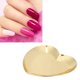 thumbnail image 3 of Placa Nail Art Display Board Acero Inoxidable Forma De Corazón Cosmético Maquillaje Manicura Consejos Paleta De Mezcla De Colores, 3 of 7
