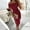 Red, variant on Babysbule Womens Dresses Women's Summer Solid Slimming One Shoulder Bandage Split Dresses