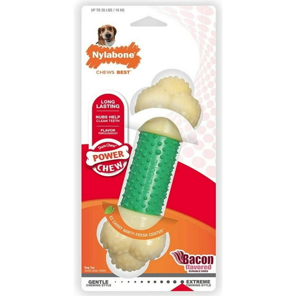 Nylabone Dura Chew Double Action Chew [Dog, Toys Gumabone] Wolf (1 Pack)