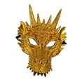 thumbnail image 2 of Dragon 3D Accessoires Nouveauté Animal Effrayant 3D pour Cosplay de Carnaval Or, 2 of 8
