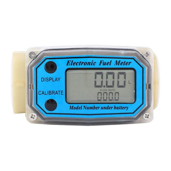 Compact for Flow Meter LCD Digital Display Flowmeter Gas Oil Flowmeter for Kerosene Durable