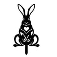 thumbnail image 1 of TIELUTT Easter Garden Decorations Easter Egg Rabbit Ground Insert Decoration Memorial Stake with Picture Banners and Signs Customize with Picture Vegetables Large Garden Flag Holder Garden Dome, 1 of 7