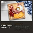 thumbnail image 4 of John Boos B Series Square Wood Cutting Board with Feet, 12" x 12", Maple, 4 of 11