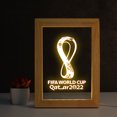 thumbnail image 2 of Qatar 2022 World Cup Photo Frame Lamp Fan Souvenir (Argentina) JAMW Sencillez, 2 of 5