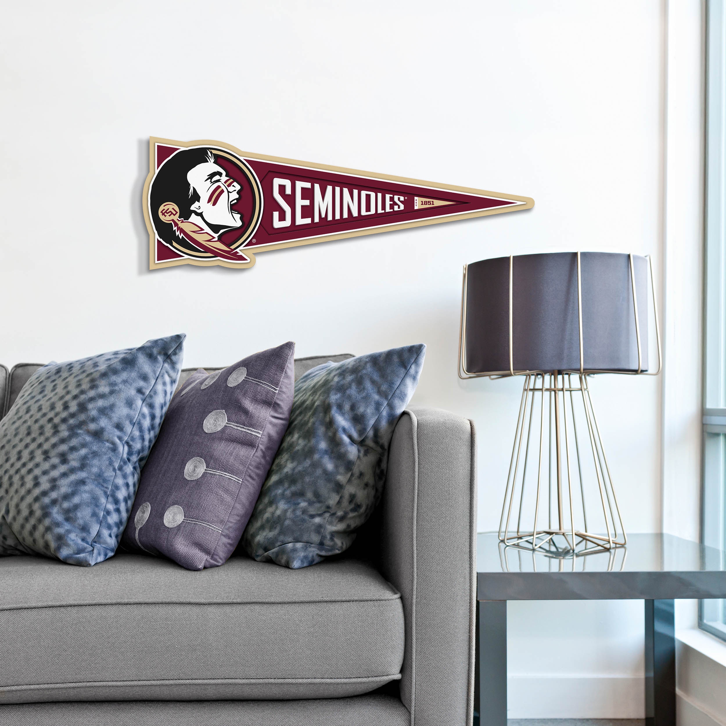 YouTheFan NCAA Florida State Seminoles Pennant Sign