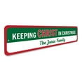 thumbnail image 3 of Christ in Christmas Novelty Decor, Metal Wall Sign - 4x18 Inches, 3 of 4