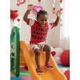 thumbnail image 6 of BemeyourBBs Valentines Day Baby Boys 2 Piece Outfits Toddler Baby Boy Summer Clothes Short Sleeve I Stole Mama's Heart Letter Embroidery Tops and Shorts Set, 6 of 9