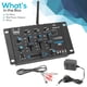 thumbnail image 2 of Controlador de mezcla de sonido para DJ Pyle PMX8BU Bluetooth de 3 canales, 2 of 7