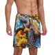 thumbnail image 2 of Fotbe Sunflower Turtle Pantalones Cortos de Pijama para Hombre, Ropa de Dormir, Pantalones de Pijama Cortos para Hombre-Medium, 2 of 6