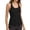 Black, variant on Women's Low Neck Fitness Smock Loose Quick Drying Sports Sleeveless Vest Gym Black S