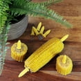 thumbnail image 2 of 16x Corn On The Cob Skewers With Stainless Steel Pins, Rust Resistant - Reusable Corn Skewers - Grill (16 Pack - Corn), 2 of 5