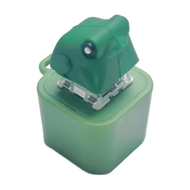 Llavero con sonido activado por luz, rana con luces LED y croar para llaves, bolsos, decoración, regalo para todas las edades.