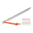 thumbnail image 3 of Tent Stakes V Shape Heavy Duty Tent Peg With Ropes For Outdoor Camping Tent Accessories Silver White, 3 of 8