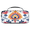 Multicolour 2, variant on Herdesigns Ehnic Eyes Carry Case Compatible with Nintendo Switch 2, with 20 Game Card Slots, Abstract Moon Portable Travel Carrying Case Pouch for Accessories & Games