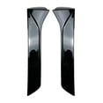 thumbnail image 1 of 2 piezas de la cubierta del alerón de la ventana del coche embellecedor de la decoración exterior, borde lateral del ala de la trasera brillante Macarena Spoiler lateral de la ventana trasera, 1 of 8