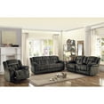 thumbnail image 5 of Microfiber Textured Fabric Glider Reclining Chair, Brown- Saltoro Sherpi, 5 of 5