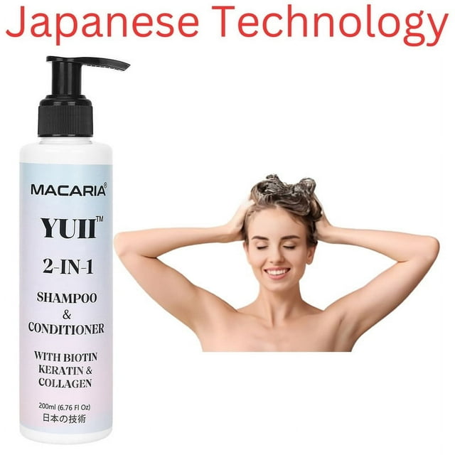 YUII Shampoo & Conditioner With Biotin, Keratin & Collagen for Falling Hair for Men & Women, Suitable For Routine Care Hair Loss Women Shampoo For Oily Hair