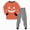 Y116-Watermelon Red, variant on CAUYDY Girls Boys Halloween Pajamas Pumpkin Print Pjs Kids Skeleton Sleepwear Clothes SetsCartoon Graphic Holiday Sleepwear