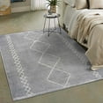 thumbnail image 6 of Luxe Weavers Boho Moroccan Geometric Gray 6x9 Area Rug, Modern Home Décor Rug, 6 of 8