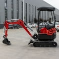 Elevator Sticker Protection TYPHON TERROR XVIII Lux Mini Excavator, 4000 lb, Kubota Diesel Engine ...