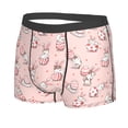 thumbnail image 5 of Goofa Easter Rabbit Printed Men's Boxer Briefs Underwear, Moisture-Wicking Underwear, Trunk,Soft and Breathable Cotton Underwear-Small, 5 of 9