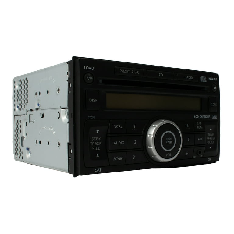 Restored 07-09 Nissan Versa Radio AM FM mp3 6 Disc CD w Aux