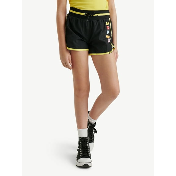 Justice Girls PAC-MAN Running Short, Sizes XS-XL & Plus