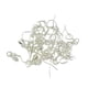 thumbnail image 1 of 20 piezas de aleación de alambre francés para pendientes, gancho de fianza, joyería DIY, fabricación en 6 colores Blanco plateado Zulema Alambre francés del oído, 1 of 5