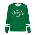 thumbnail image 5 of ITSAME Girls Long Sleeve T-Shirts, Loose Fit Fashion Print Round Neck Kids Fashion Leisure Tees Green Size 9-10T, 5 of 6