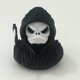 thumbnail image 2 of Reaper Duck Figurine – Spooky Duck for Ducking & Cruise Hiding – Halloween Gothic Dashboard Figurine – Horror Duck Collectible, 2 of 5