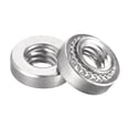 thumbnail image 5 of Unique Bargains Self -Clinching Nuts,#8-32x0.12-Inch Stainless Steel Rivet Nut Round Head Steel Metal Sheet Mounting Fastener 100pcs, 5 of 5