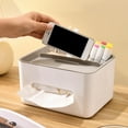 thumbnail image 5 of PPgejGEK Desktop Paper Drawer Multifunctional Tissue Box Remote Control Storage Organizer for Living Room 21x16x12.5cm 8.3x6.3x4.9in, 5 of 9