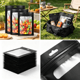 thumbnail image 5 of CCOCC 2026 New Resealable Mylar Bags-100 Pcs,3 Sizes,Aluminum Foil Pouch for Food Storage for Snacks,Coffee,Tea,Nuts,Candy(Black), 5 of 6