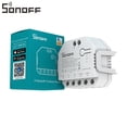 thumbnail image 1 of SONOFF Ouvre-Rideau Automatique, Interrupteur Double Relais Intelligent pour Rideau WiFi avec Mesure de Puissance, Certifié TUV, Stores, Volet Roulant, Interrupteur Intelligent, Compatible avec Alexa & Google Assistant, 1 of 13