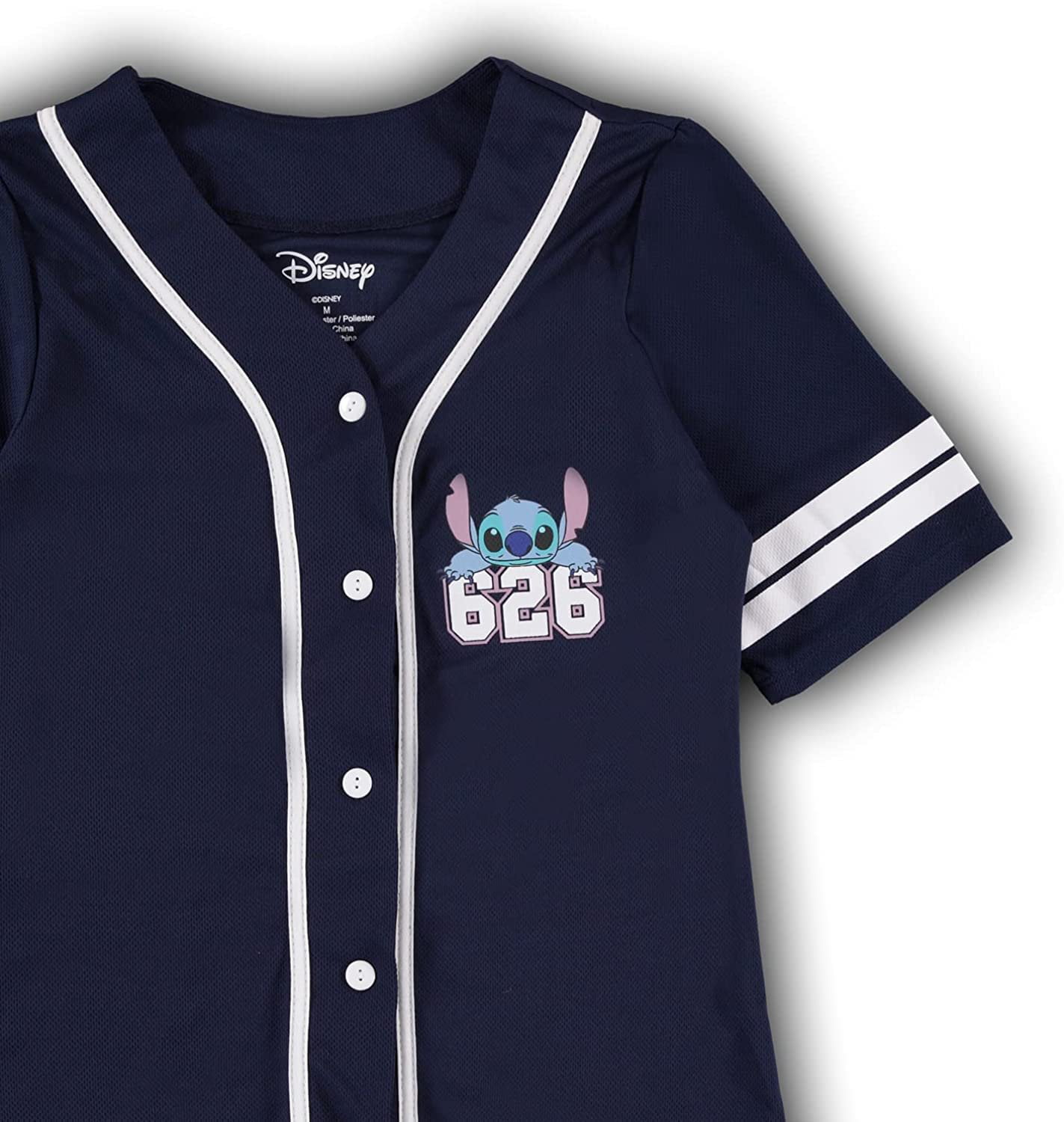 Texas Rangers Lilo & Stitch Baseball Jersey - White - Scesy