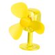 thumbnail image 4 of Lindo ventilador pequeño luminoso con 2 pegatinas que se ilumina para motocross. Amarillo, 4 of 8