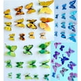thumbnail image 5 of U-Shark®  3D Butterfly Wall Decor, 48Pcs 3 Sizes 4 Colors, Removable Wall Stickers Butterfly Wall Decals for Party Decoration Kids Bedroom Wallpapers Decor Poster, 5 of 7