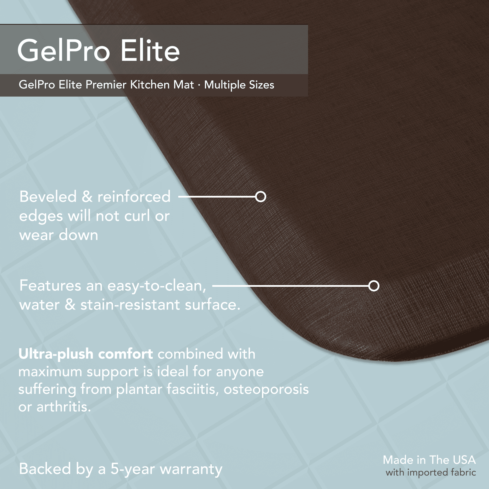  GelPro Elite Premier Anti-Fatigue Kitchen Comfort