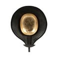 thumbnail image 6 of Decorative Round Wall Candle Sconce for Entryway Decor - Contemporary Metal Votive or Pillar Wall Candle Holder for Home Decor - Versatile Hanging Wall Candle Scones or Wall Art - 15", Black & Gold, 6 of 11