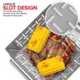 thumbnail image 5 of (Set of 3) Heavy Duty Vegetable Grill Baskets for Outdoor Grill, Stainless Steel Veggie Grilling Basket for All Grills, BBQ Gifts for Men, 1 Large & 2 Small, 5 of 7