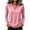Pink-A-180605aa, variant on Trgacdwlo Polo Shirts for Women V Neck Collared Womens Long Sleeve T Shirts Basic Summer Loose Fit Business Casual Tops for Women Navy S