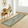 thumbnail image 3 of Casavani Hand Block Printed Cotton Green Area Rugs 9'x12' Area Rugs for Living Room & Dining Room, 3 of 6