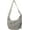 Gray, variant on Nylon Crossbody Bag Women Men Oxford Sport Shoulder Purse Crescent Sling Braid Zip Candy Color Tote Bag