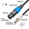 thumbnail image 3 of Cable adaptador mini XLR hembra a XLR hembra de 0,3 m para mezclador de micrófono s202412242484, 3 of 5