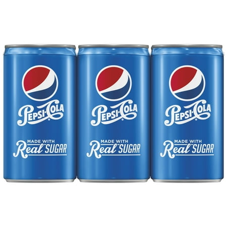 Pepsi with Real Sugar Soda, 7.5 Fl. Oz., 6 Count