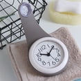 thumbnail image 4 of Matsuzay Reloj de pared de cronometraje preciso de operación silenciosa para cualquier habitación única y moderna Decoración del hogar gris, 4 of 6