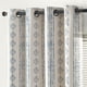 thumbnail image 2 of Cortinas Jinchan Blackout 244 cm Azul sobre Beige 2 Paneles, 2 of 8