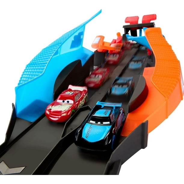 Disney and Pixar Cars Glow Racers Launch & Criss-Cross Playset